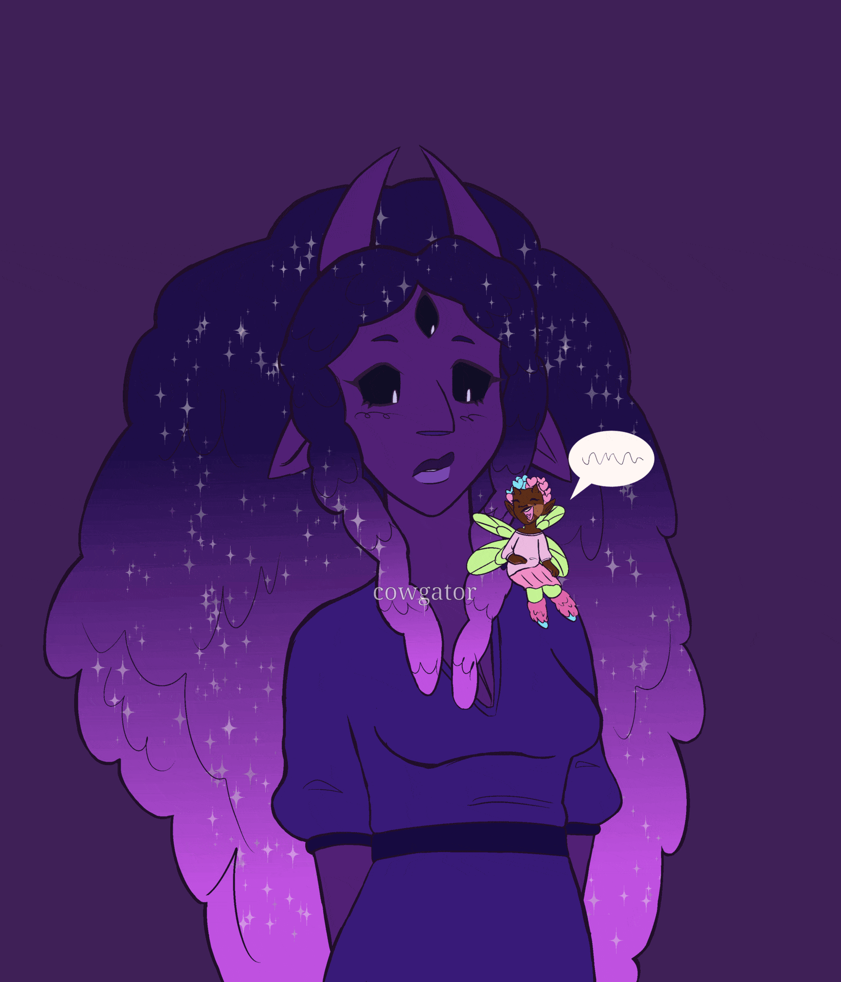 Halfbody example (character belongs to Heraethu)