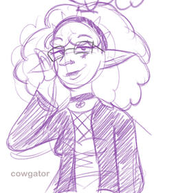 B&w sketch example
